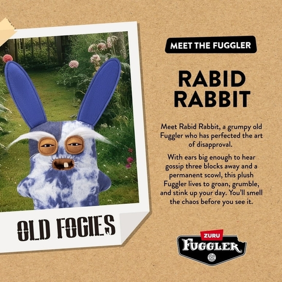 Fuggler Old Fogies Rabid RABBIT - Picture 3 of 3